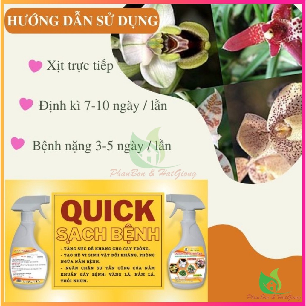 Chế Phẩm Sinh Học 500ml Ngăn Ngừa Và Trừ Bệnh Vàng Lá, Thối Nhũn, Nấm Lá trên Hoa Lan, Hồng, Cây Cảnh Dạng Xịt An Toàn