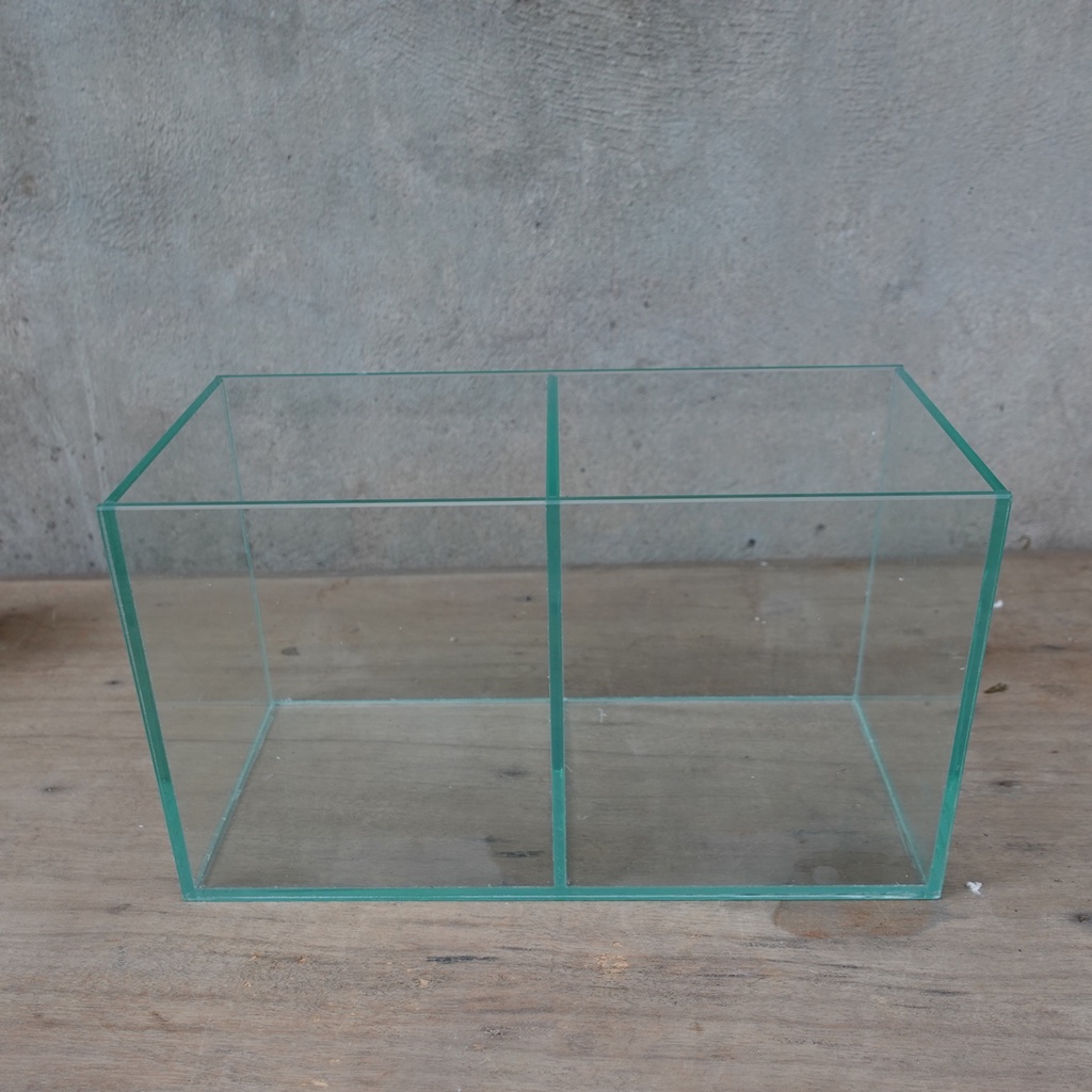 Bể cá Betta 2 ngăn kích thước 26x12x15 cm