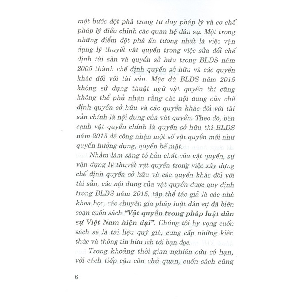Sách - Vật Quyền Trong Pháp Luật Dân Sự Việt Nam Hiện Đại (Sách Chuyên Khảo) | BigBuy360 - bigbuy360.vn