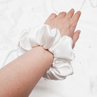 [ẢNH THẬT ĐỘC QUYỀN FILILO] Scrunchies Dây Buộc Tóc Vải Lụa Cao Cấp Size Lớn Nhỏ