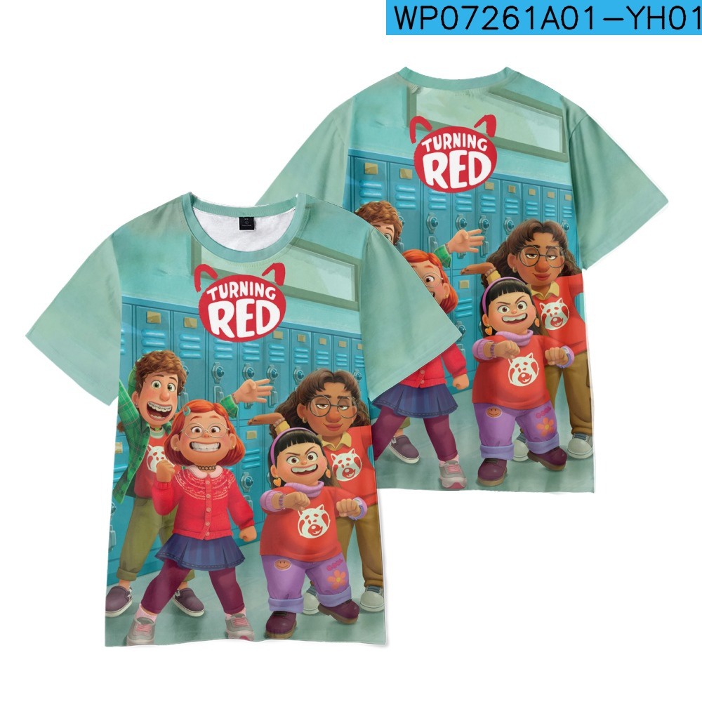 Hàng Mới Về Mới Áo Thun Tay Ngắn In Hình Hoạt Họa Trẻ Trung Cho Người Lớn Và Trẻ Em