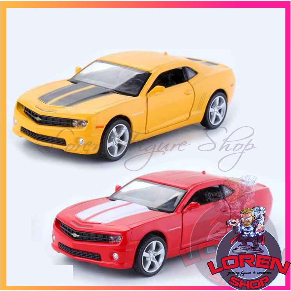 Mô hình ô tô kim loại Chevrolet Camaro, xe hơi thể thao đồ chơi tỷ lệ 1:36 chạy cót lorenshop