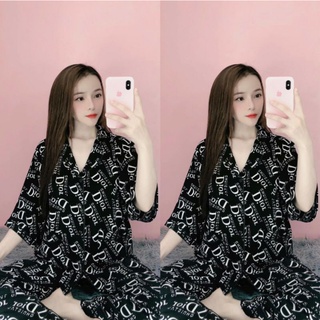 PIJAMA LỤA CÁNH DƠI ĐỒ NGỦ MẶC NHÀ CAO CẤP