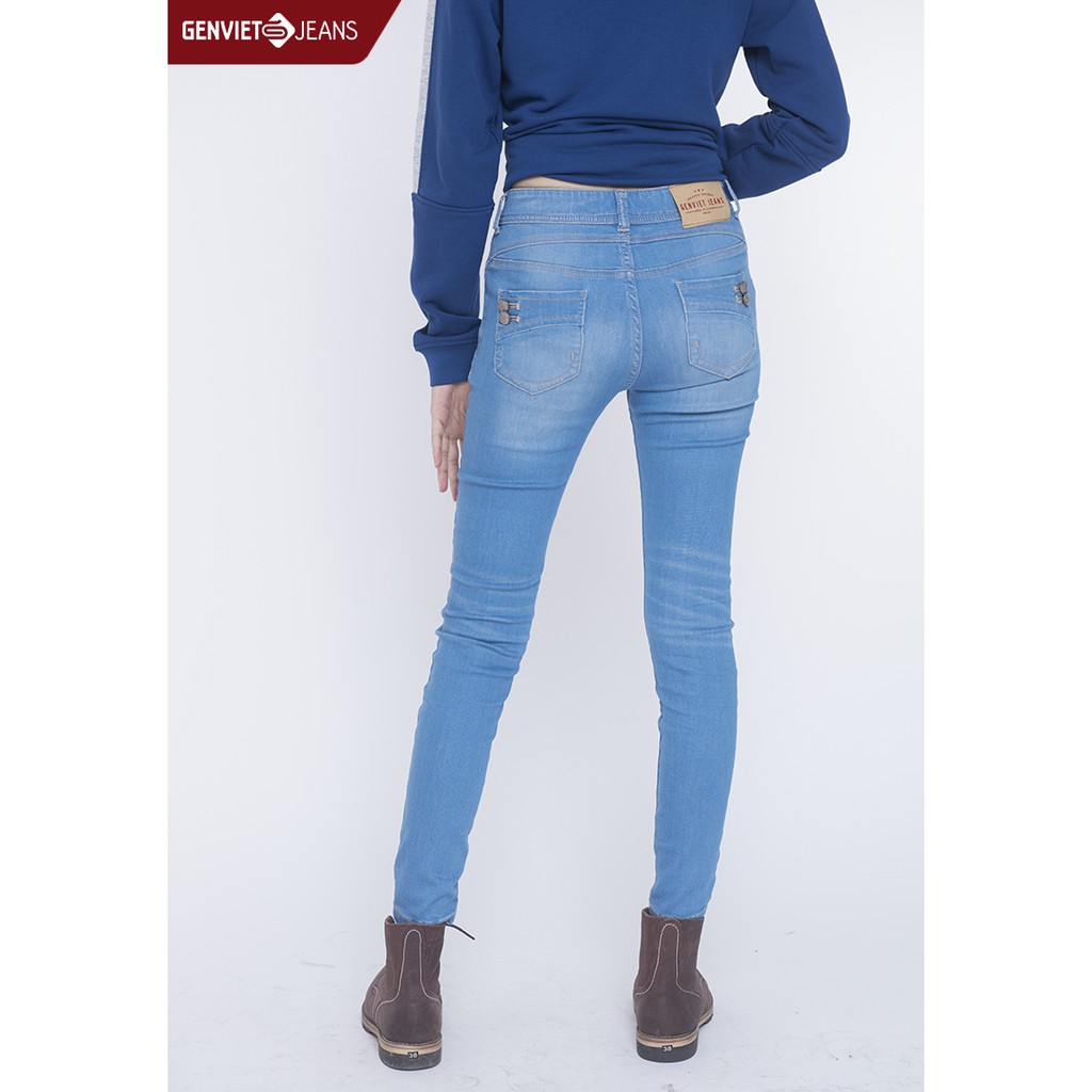 TQ102J779 - Quần Dài Jeans Nữ GENVIET