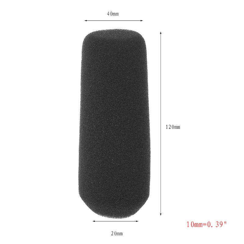 Miếng xốp bọc đầu micro kích thước 12cm chắn gió bảo vệ chuyên nghiệp