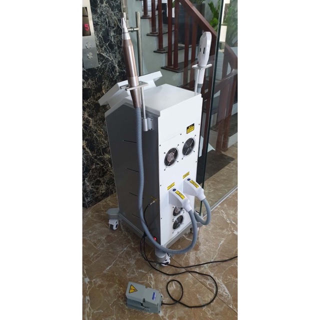 Máy triệt lông xoá xăm 2in1 super nano night 2020