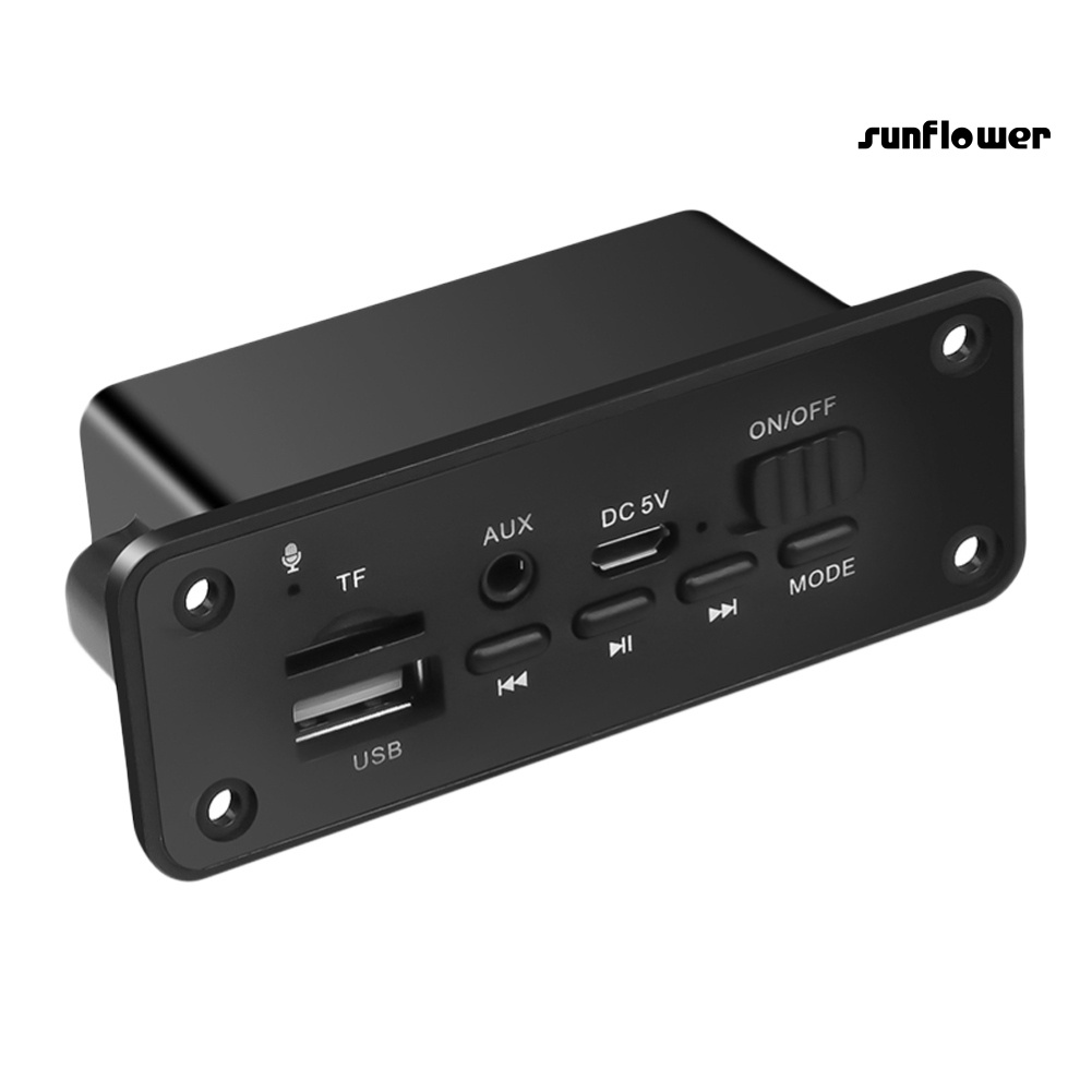 Mạch Giải Mã Âm Thanh MP3 FM Kết Nối Bluetooth 5.0 Cho Xe Hơi