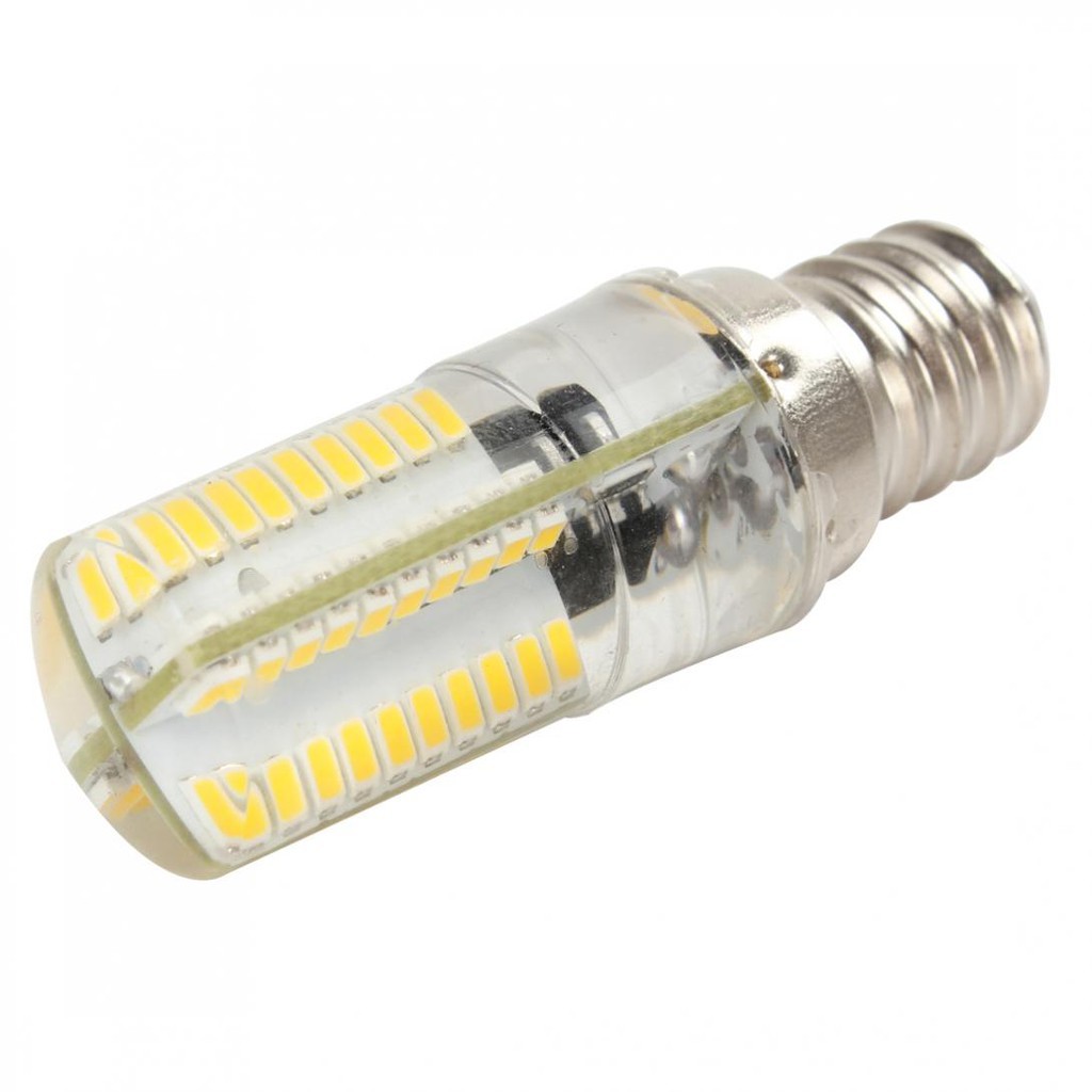 Bóng Đèn Led E12 80 3014 Smd Vỏ Silicon 110V / 220V