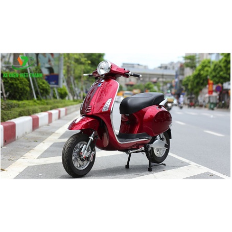Xi nhan trước và sau cho xe điện Vespa
