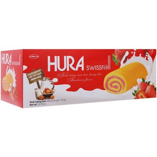 Bánh Bông Lan HURA cuộn kem 360g