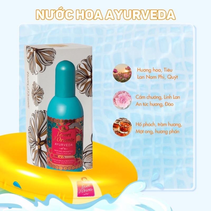 Nước hoa Tesori d'Oriente 100ml quyến rũ lưu hương cả ngày dài Hàng chính hãng