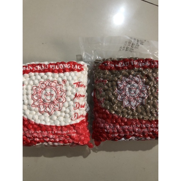 Trân châu Trường Lạc đóng gói 1kg có 2 màu đen và trắng