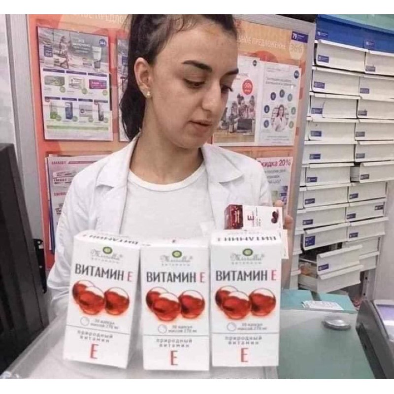 SET 3 HỘP VITAMIN E NGA ĐỎ DƯỠNG DA | BigBuy360 - bigbuy360.vn