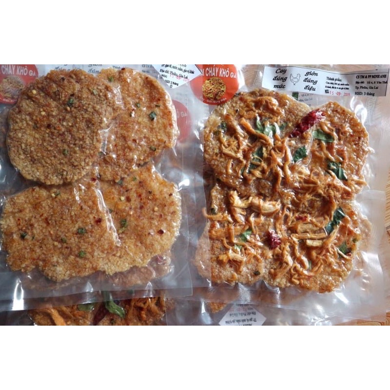 120gr cơm cháy khô gà hút chân không