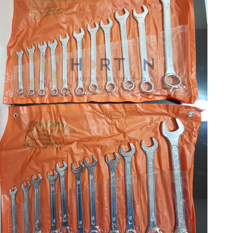 Bộ 11 Móc Khóa Kiểm Tra Chìa Khóa Đính Kim Cương 8-24MM