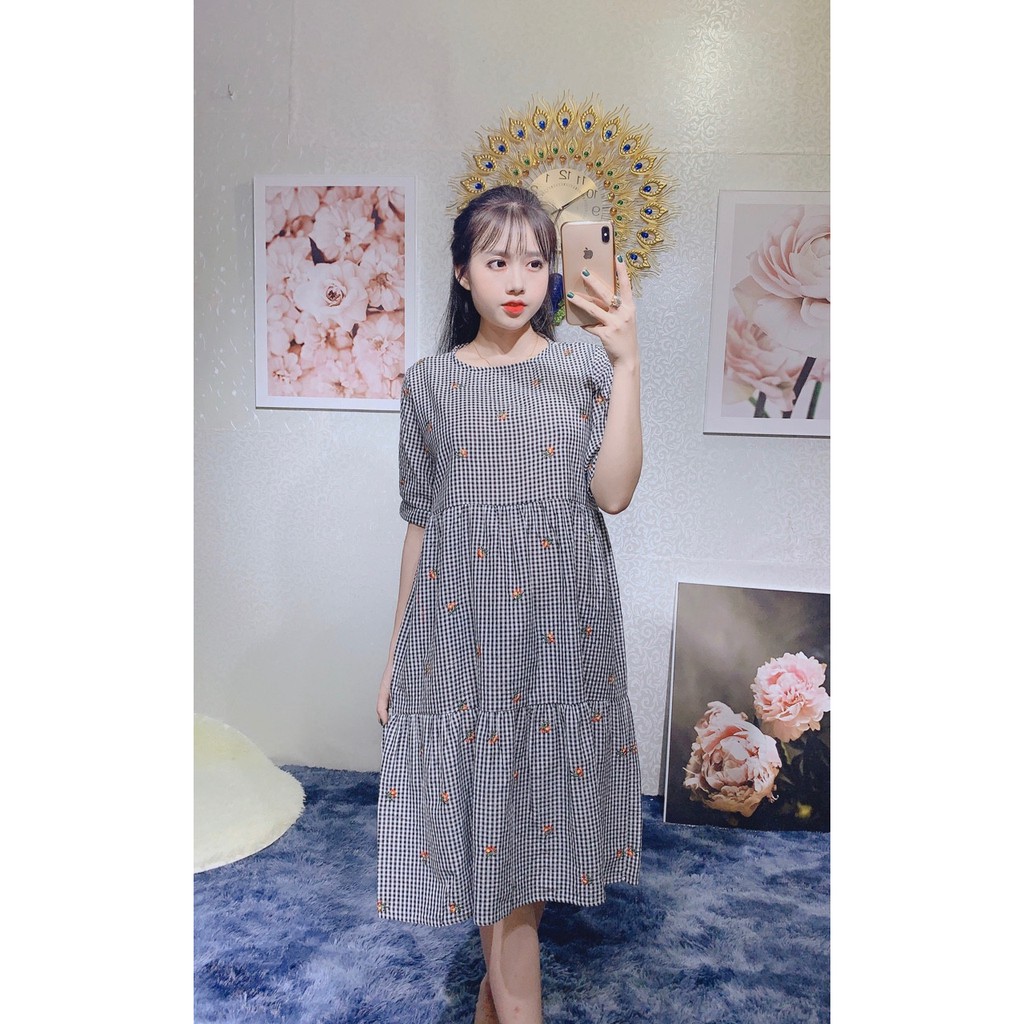 váy bầu thiết kế ( ảnh thật)