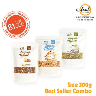 ⚡BLACK FRIDAY⚡Combo Super Granola Lanhfoods 300g tiết kiệm lên đến 81k