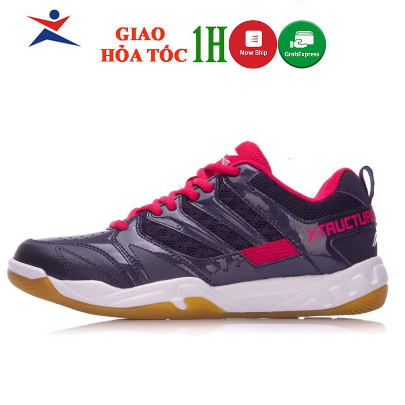 Giày cầu lông Li-ning mẫu mới AYTN042-3M màu tím dành cho cho nữ, giày thể thao giày bóng chuyền nữ