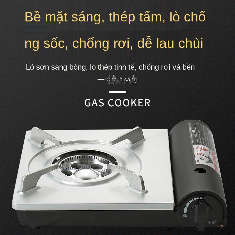 ✼Bếp Cassette di động Cass ngoài trời nướng dã chiến ô tô gas Gia dụng