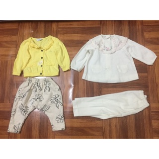 Set 2 quần 2 áo thu đông bé gái