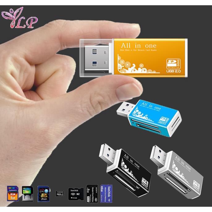 New Memory Card Reader Multi TF Card Adaptor