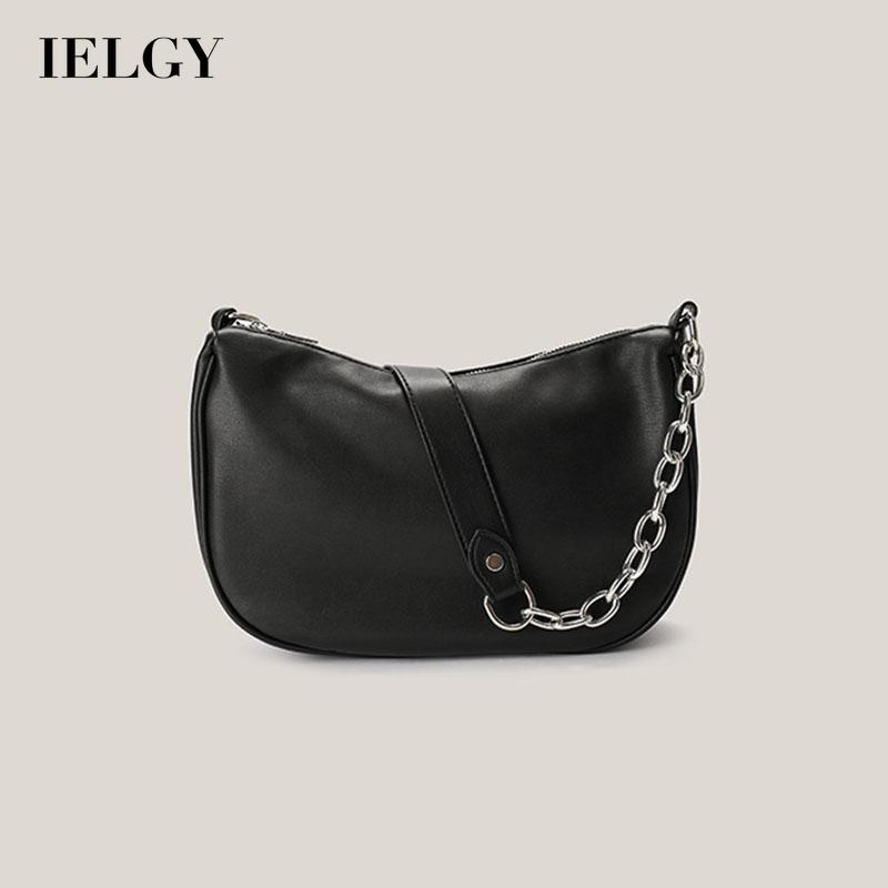 Túi xách IELGY dây xích dày nửa vòng tròn cho nữ