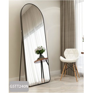 *GƯƠNG SOI TOÀN THÂN VIỀN KIM LOẠI DÁNG VÒM CÓ CHÂN GSTT240N