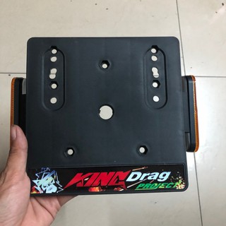 Đế bảng số kèm mắt mèo phản quang