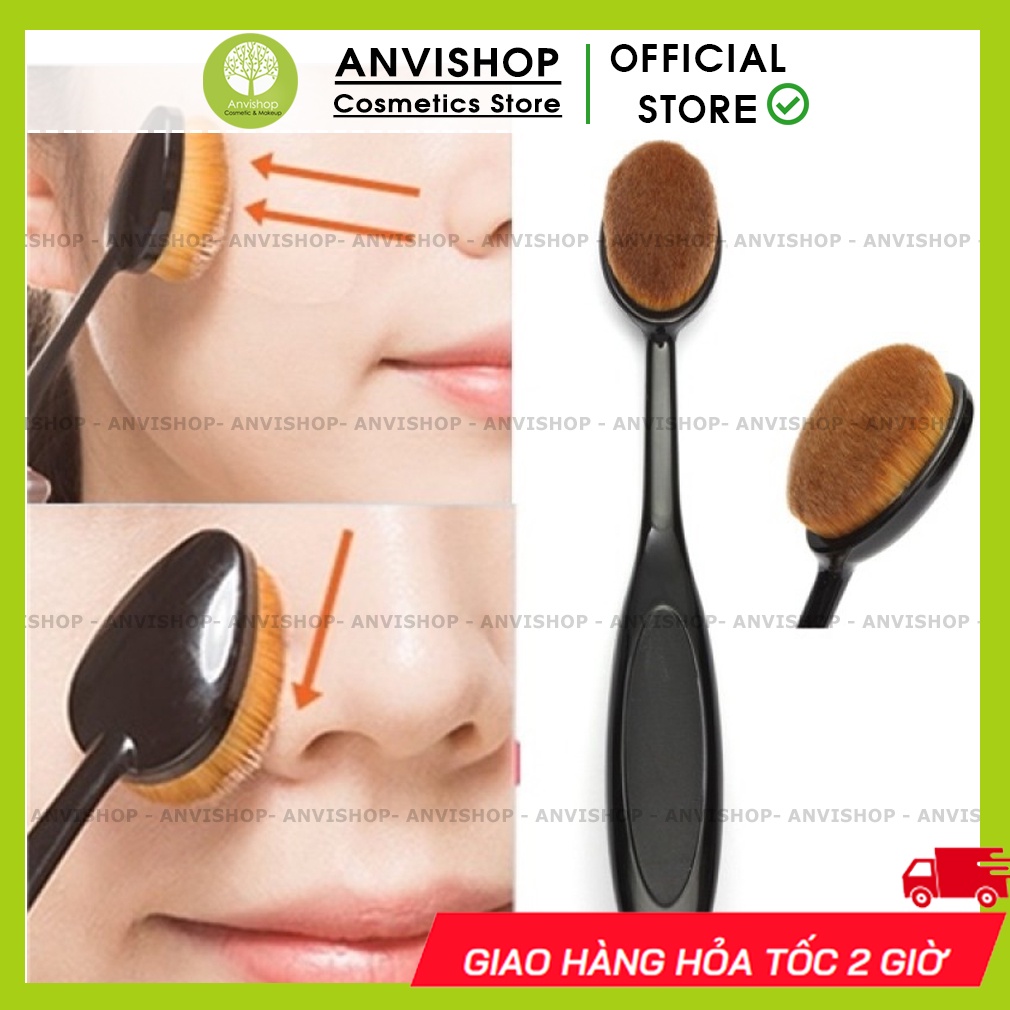 Cọ đánh kem nền hình bàn chải tán nền siêu mịn/ Cọ tán nền
