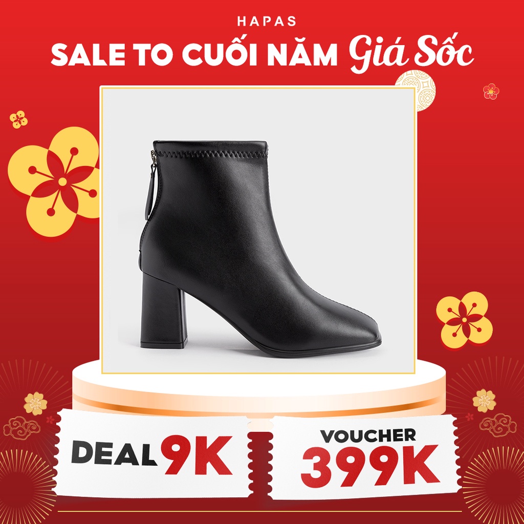 Boot Nữ Cổ Ngắn Khoá Dây 7P HAPAS - BOT771 | BigBuy360 - bigbuy360.vn