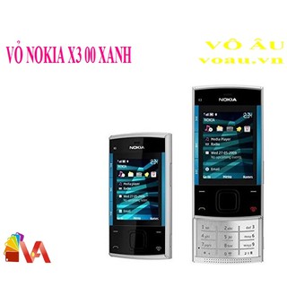 VỎ NOKIA X3 00 MÀU XANH