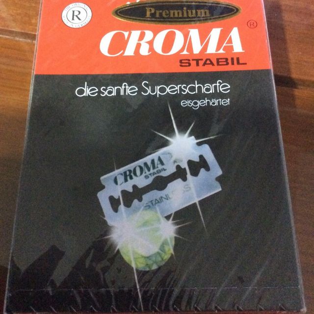 Combo 200 lưỡi lam CROMA hàng loại 1 có tem