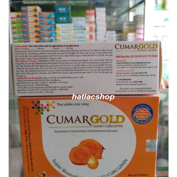 Cumargold - Hỗ trợ điều trị viêm loét dạ dày