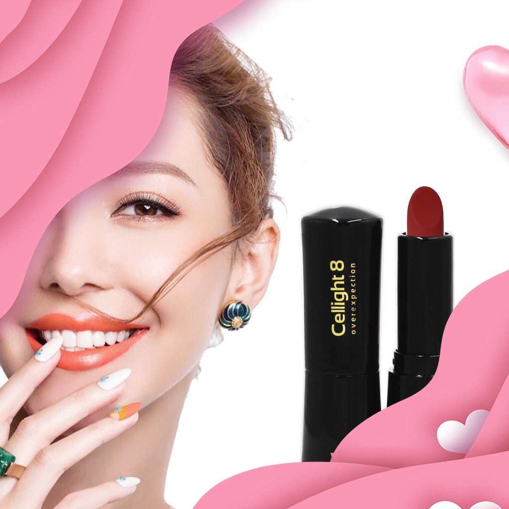 Son mini thiên nhiên không chì Cellight 8 - Fancy Lips Collection 2g | BigBuy360 - bigbuy360.vn