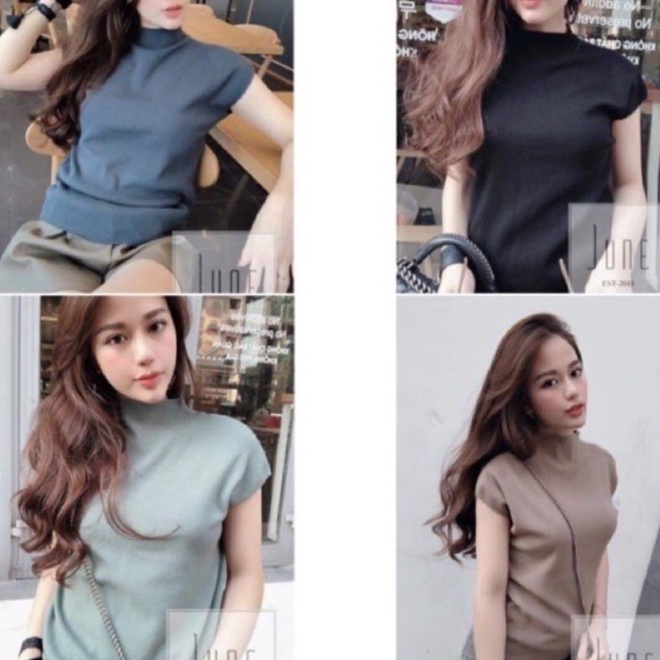 Áo Len Cổ Hai Phân Tay Hến Bảng Màu Basic Dễ Phối Đồ Cho Nữ Chất Len Mềm Mịn Không Bai Nhão | BigBuy360 - bigbuy360.vn