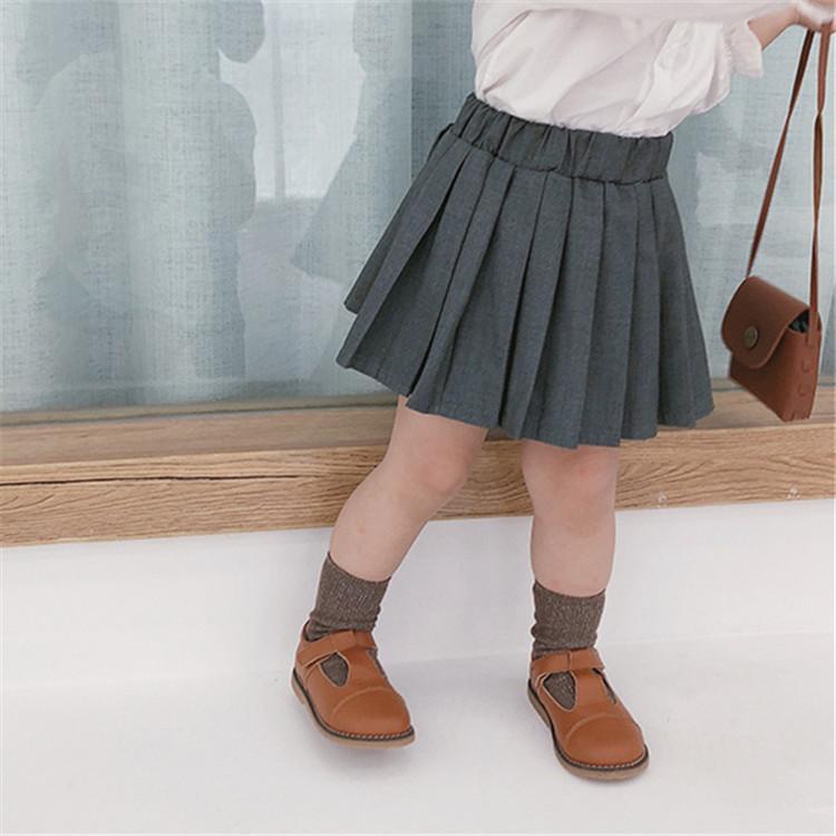 Chân Váy Xếp Ly Phong Cách Preppy Nhật Hàn Dễ Thương Thời Trang Xuân Thu 2022 Cho Bé Gái