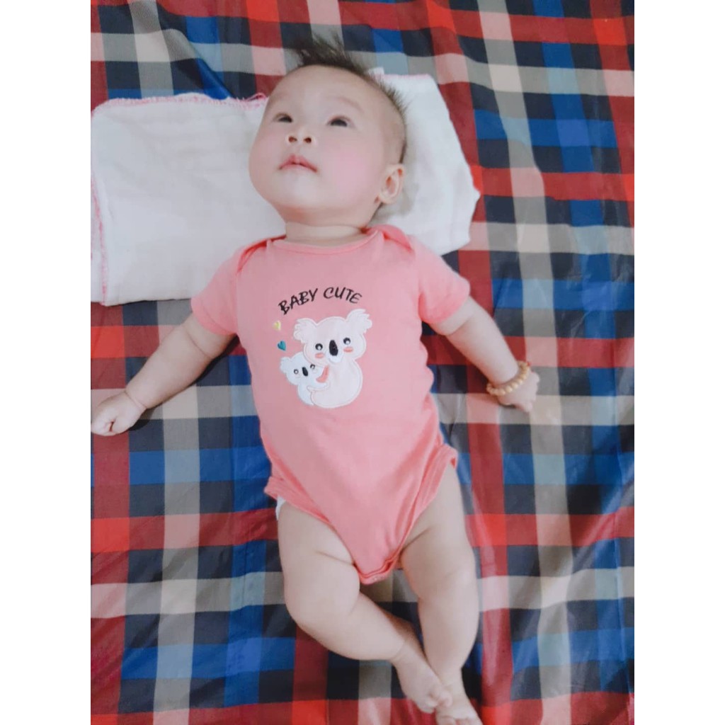 Set 5 body/bodysuit hàng quảng châu cho bé trai bé gái