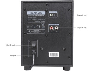 Loa vi tính 2.1 MICROLAB M-106BT 16W có bluetooth