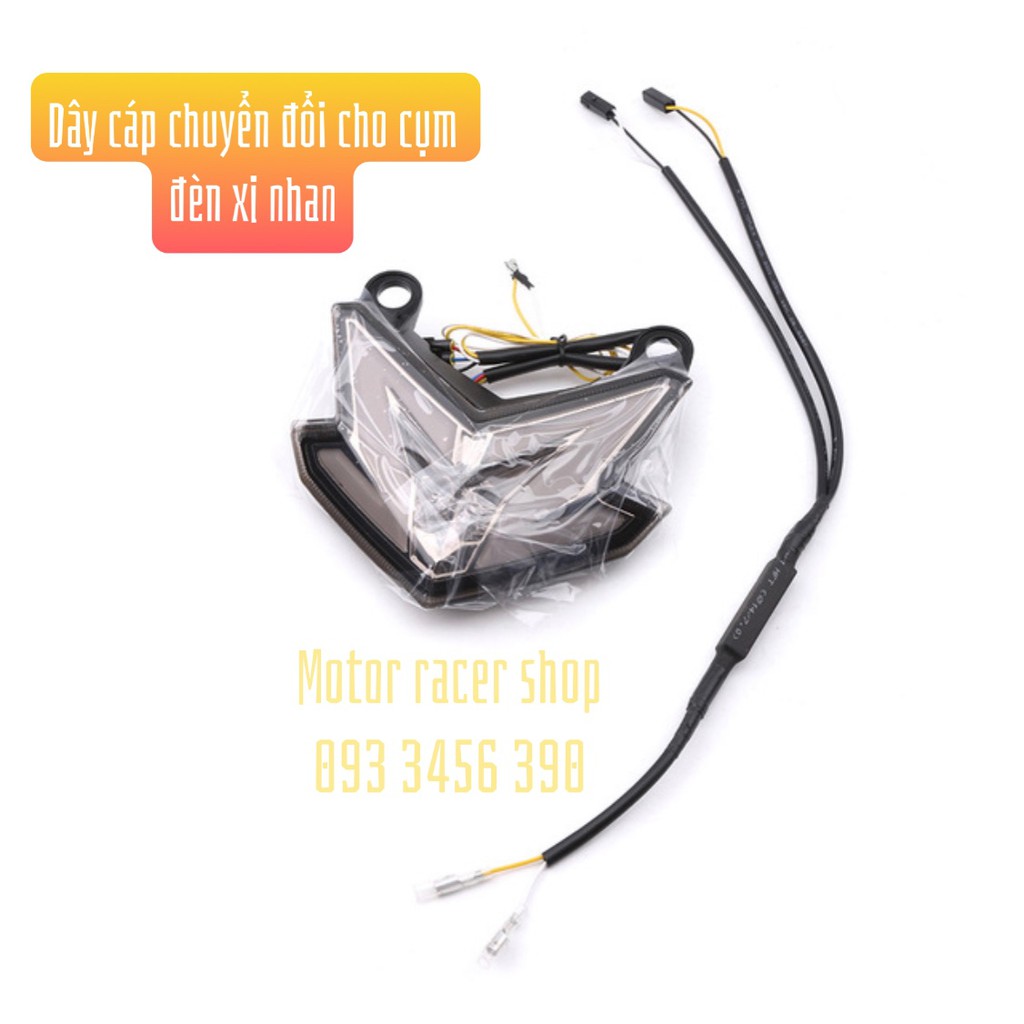 Dây Cáp Chuyển Đổi Cho Cụm Đèn Hậu Tích Hợp Xi Nhan - Các Dòng xe Kawasaki