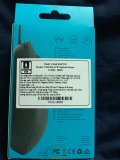 Chuột Rapoo N100 chính hãng