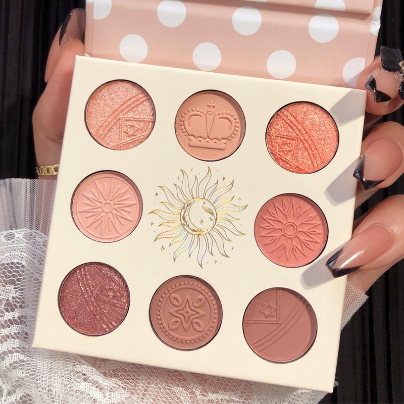 Bảng Phấn Mắt Chín Màu Tông Đất Lấp Lánh