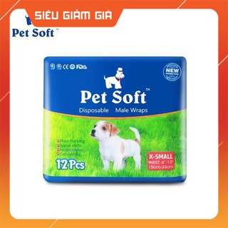 Bỉm Vệ Sinh Cho Chó Đực Petsoft