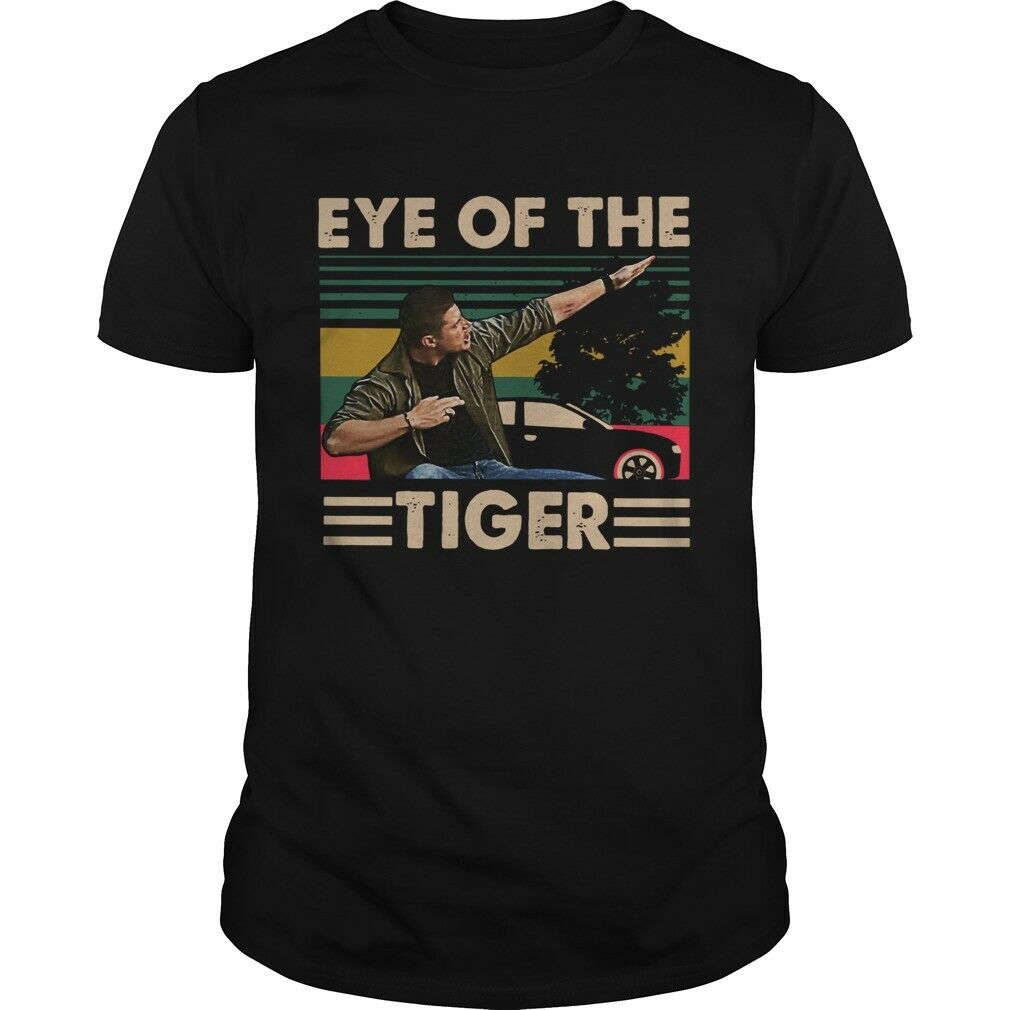 Áo Thun Unisex In Hình Mắt Of The Tiger Dean Winchester Phong Cách Vintage