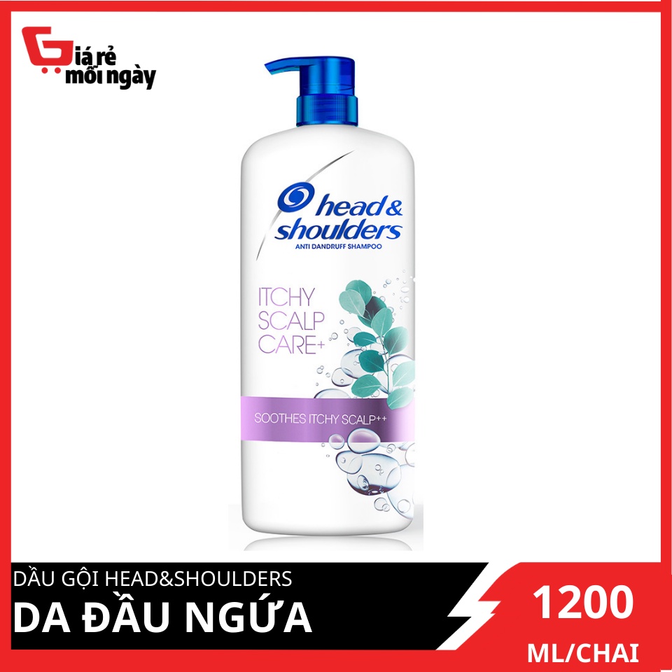 Dầu gội Head&Shoulders Da đầu ngứa (Tím) 1200ml