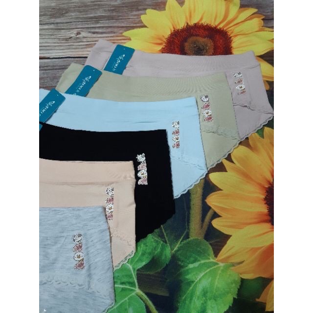 (Ảnh thật+video)10 quần lót cotton hình gia đình lợn cute