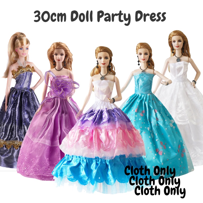 BJD Búp Bê Quần Áo Cho barbie Búp Bê Quần Áo Đầm Dạ Hội Tiệc Cưới Váy Búp Bê Đồ Chơi Bé Trai Và Bé G