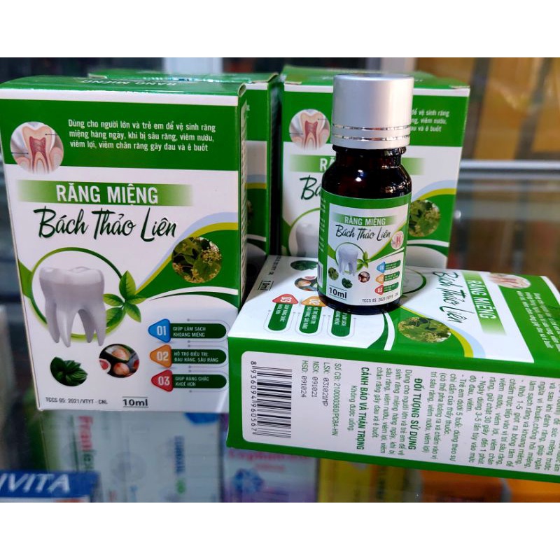 Răng Miệng Bách Thảo Liên Lọ 10ml_ Công Ty CP Dược Tuệ Minh Pharma