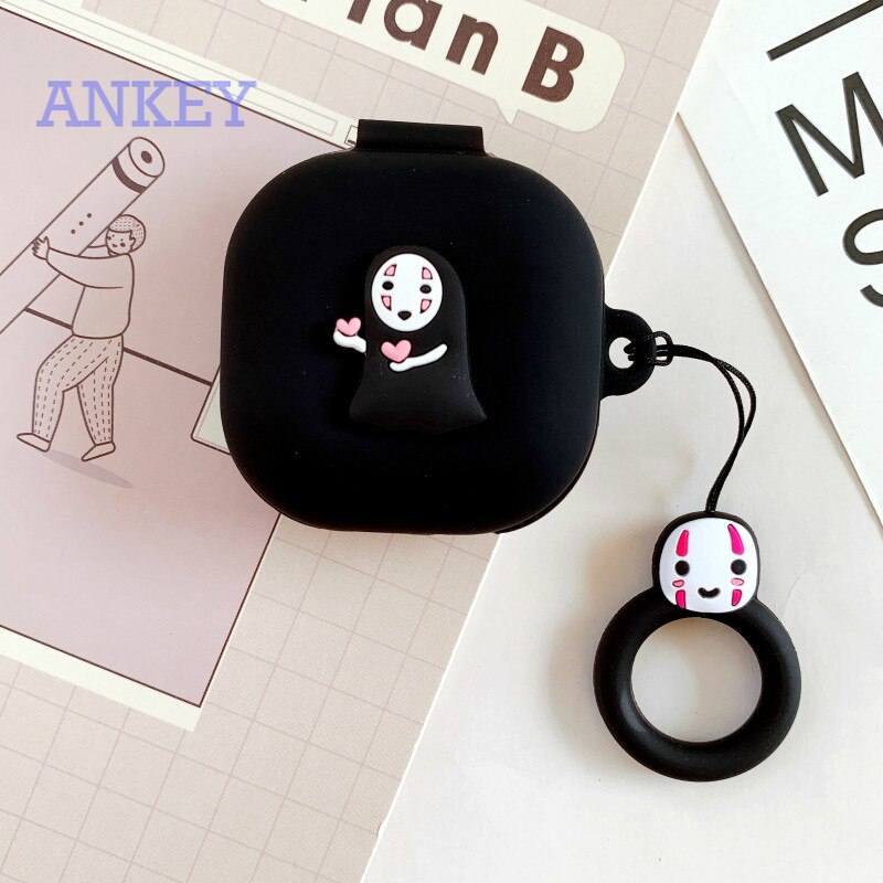 Samsung galaxy buds live / buds pro / buds 2 Vỏ bảo vệ hộp tai nghe silicon kiểu hoạt hình Spirited Away độc đáo cho