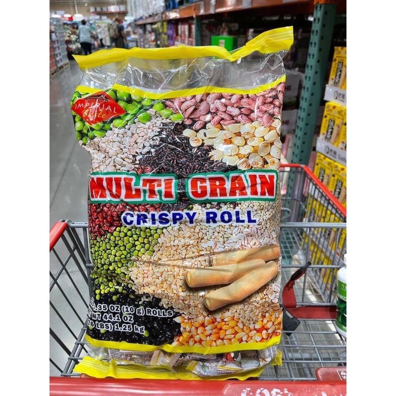 [GÓI 1.25KG] Bánh Ngũ Cốc Giàu Dinh Dưỡng, Ăn Kiêng, Bổ Sung Chất Xơ, Multi Grain Crispy Roll - Đài Loan