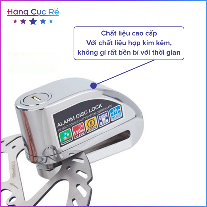 Bộ 2 Ổ khóa chống trộm cho xe máy, xe đạp❣️Freeship❣️Ổ khóa cảm biến báo động dùng pin-Bảo hành 1 đổi 1-Shop Hàng Cực Rẻ